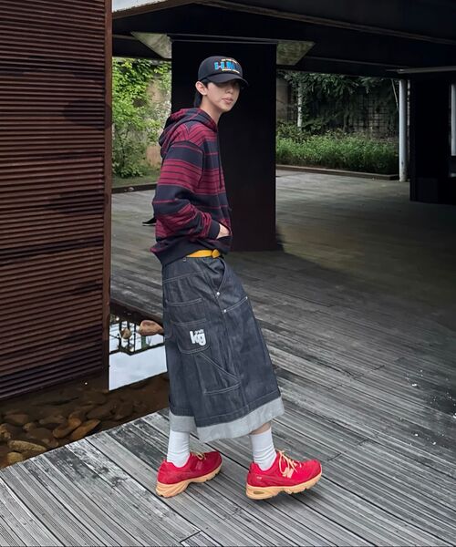 WKNDRS（ウィーキャンドース）の「STRIPED HOODIE (NAVY)（パーカー・レディース・その他・SMALL/MEDIUM/LARGE/X-LARGE）」の10枚目の写真