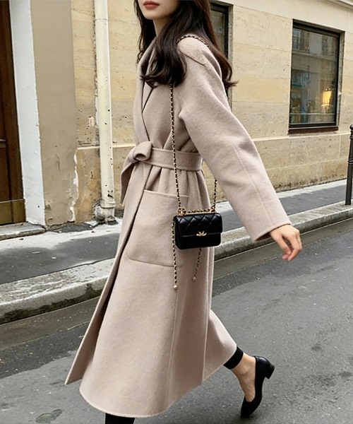 新品】MAISON DE SHANTI チェスター エンボスコート 新品】MAISON DE