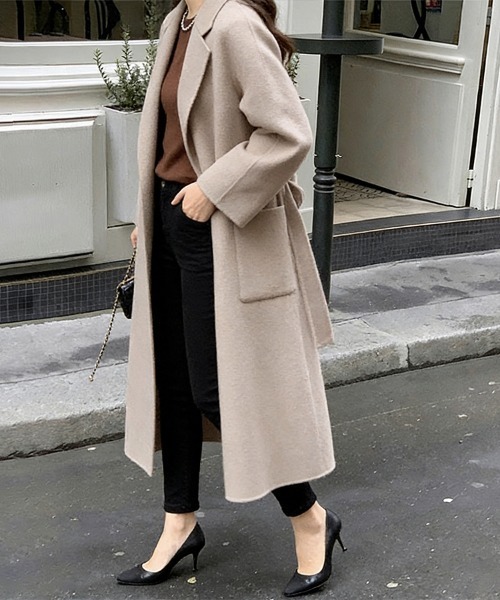 セール】ウエストベルト付きチェスターコート（チェスターコート