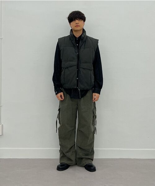 Millo Archive（ミロ アーカイブ）の「ガーメントウォッシュドシルエットパンツ [カーキグレー]（その他パンツ・メンズ・その他・MEDIUM/LARGE/X-LARGE）」の16枚目の写真