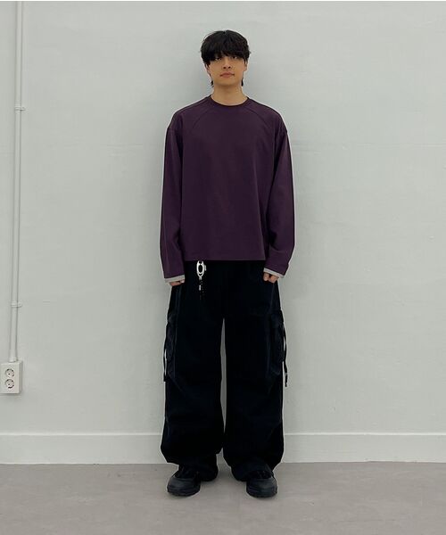 Millo Archive（ミロ アーカイブ）の「ガーメントウォッシュドシルエットパンツ [カーキグレー]（その他パンツ・メンズ・その他・MEDIUM/LARGE/X-LARGE）」の19枚目の写真