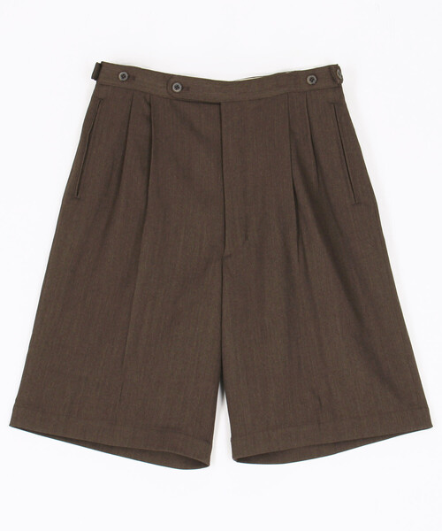 FREAK'S STORE(フリークスストア)の「2tack Shorts/ツータックショーツ(その他パンツ・レディース・チャコールグレー/ブラウン・SMALL/MEDIUM)」の9枚目の写真