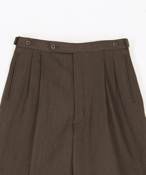 FREAK'S STORE(フリークスストア)の「2tack Shorts/ツータックショーツ(その他パンツ・レディース・チャコールグレー/ブラウン・SMALL/MEDIUM)」の11枚目の写真