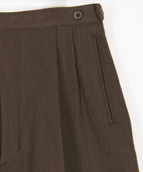 FREAK'S STORE(フリークスストア)の「2tack Shorts/ツータックショーツ(その他パンツ・レディース・チャコールグレー/ブラウン・SMALL/MEDIUM)」の12枚目の写真