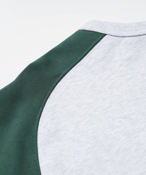 FRIZMWORKS(フリズムワークス)の「ROUNDED RAGLAN SWEATSHIRT _ FOREST GREEN(スウェット・メンズ・その他・MEDIUM/LARGE/X-LARGE)」の6枚目の写真