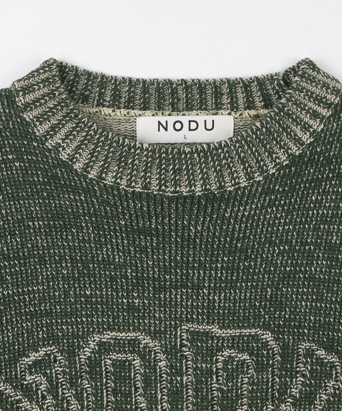 NODU（ノードユー）の「ロゴリングラウンドニット[グリーン]（ニット/セーター・メンズ・その他・MEDIUM/LARGE）」の8枚目の写真