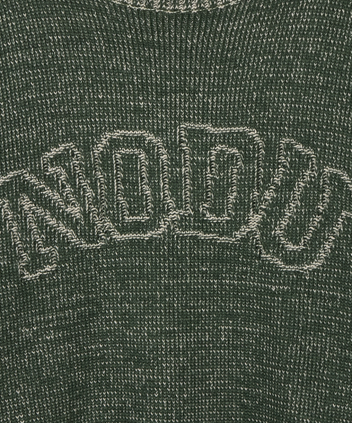 NODU（ノードユー）の「ロゴリングラウンドニット[グリーン]（ニット/セーター・メンズ・その他・MEDIUM/LARGE）」の9枚目の写真