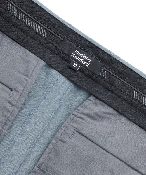 MUSINSA STANDARD（ムシンサスタンダード）の「軽量テーパード隠しバンディングクロップドスラックス[ダスティミント]（スラックス・メンズ・その他・33/26/27/28/29/42/36/34/32/30/31/40/38）」の8枚目の写真