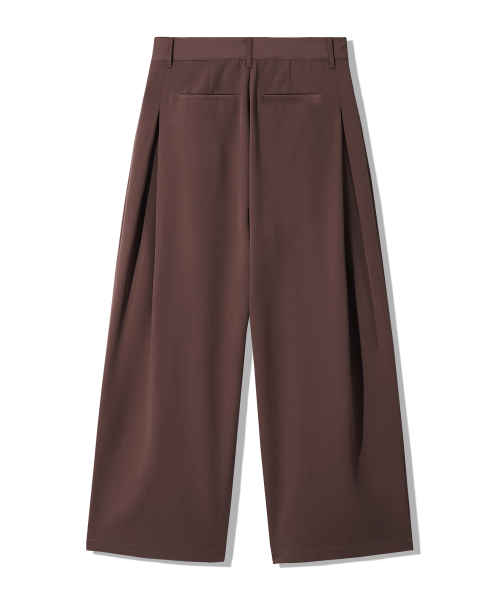 TRILLION（トリリオン）の「ダブルインバーテッドジョーワイドパンツ[ブラウン]（スラックス・レディース・その他・MEDIUM/LARGE/X-LARGE）」の6枚目の写真