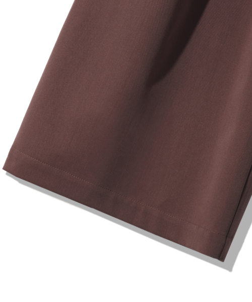 TRILLION（トリリオン）の「ダブルインバーテッドジョーワイドパンツ[ブラウン]（スラックス・レディース・その他・MEDIUM/LARGE/X-LARGE）」の10枚目の写真