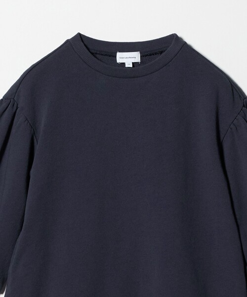 green label relaxing（グリーンレーベルリラクシング）の「裏毛ヘムレース ワンピース / キッズ  100cm-160cm（ワンピース・キッズ・ネイビー/ナチュラル・140cm/130cm/160cm/110cm/150cm/120cm/100cm）」の11枚目の写真