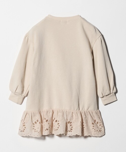 green label relaxing（グリーンレーベルリラクシング）の「裏毛ヘムレース ワンピース / キッズ  100cm-160cm（ワンピース・キッズ・ネイビー/ナチュラル・140cm/130cm/160cm/110cm/150cm/120cm/100cm）」の17枚目の写真