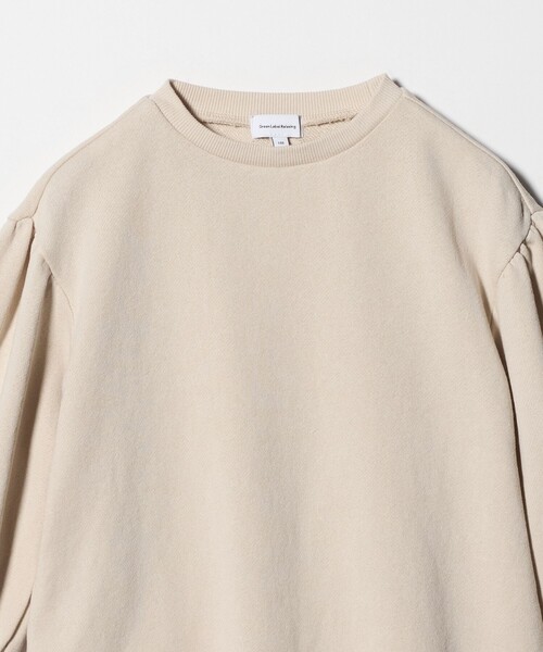 green label relaxing（グリーンレーベルリラクシング）の「裏毛ヘムレース ワンピース / キッズ  100cm-160cm（ワンピース・キッズ・ネイビー/ナチュラル・140cm/130cm/160cm/110cm/150cm/120cm/100cm）」の18枚目の写真