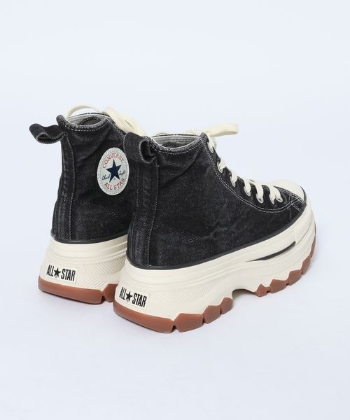 JEANASIS（ジーナシス）の「【CONVERSE別注】オールスタートレックウエーブ DENIM HI/TREKWAVE/633957（スニーカー・レディース・ブラック/ブルー・SMALL/MEDIUM/LARGE）」の16枚目の写真