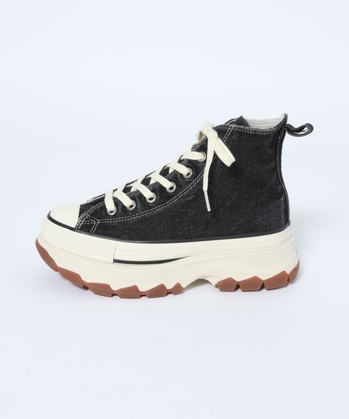 JEANASIS（ジーナシス）の「【CONVERSE別注】オールスタートレックウエーブ DENIM HI/TREKWAVE/633957（スニーカー・レディース・ブラック/ブルー・SMALL/MEDIUM/LARGE）」の17枚目の写真