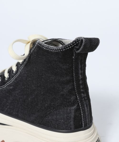 JEANASIS（ジーナシス）の「【CONVERSE別注】オールスタートレックウエーブ DENIM HI/TREKWAVE/633957（スニーカー・レディース・ブラック/ブルー・SMALL/MEDIUM/LARGE）」の3枚目の写真