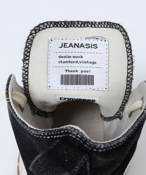 JEANASIS（ジーナシス）の「【CONVERSE別注】オールスタートレックウエーブ DENIM HI/TREKWAVE/633957（スニーカー・レディース・ブラック/ブルー・SMALL/MEDIUM/LARGE）」の6枚目の写真