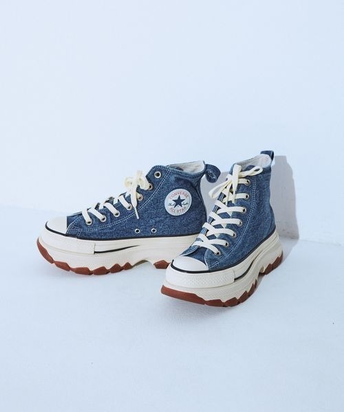 JEANASIS（ジーナシス）の「【CONVERSE別注】オールスタートレックウエーブ DENIM HI/TREKWAVE/633957（スニーカー・レディース・ブラック/ブルー・SMALL/MEDIUM/LARGE）」の20枚目の写真