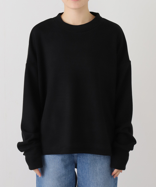 JOURNAL STANDARD LUXE（ジャーナルスタンダード　ラックス）の「リバージャージ クルーネックプルオーバー（Tシャツ/カットソー・レディース・ブラック/チャコールグレー/グリーン・FREE）」の12枚目の写真