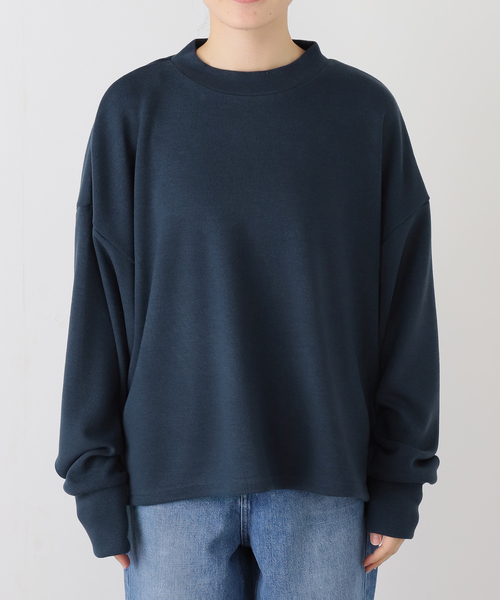JOURNAL STANDARD LUXE（ジャーナルスタンダード　ラックス）の「リバージャージ クルーネックプルオーバー（Tシャツ/カットソー・レディース・ブラック/チャコールグレー/グリーン・FREE）」の22枚目の写真