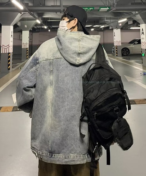 SBG(エスビー)の「SBG ヴィンテージライクデニムパーカー(パーカー・メンズ・ブルー系その他/ブラック系その他・LARGE/X-LARGE/MEDIUM)」の14枚目の写真