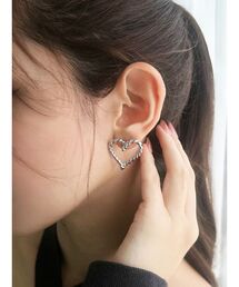 RESEXXY | ハートツイストメタルピアス(ピアス（両耳用）)