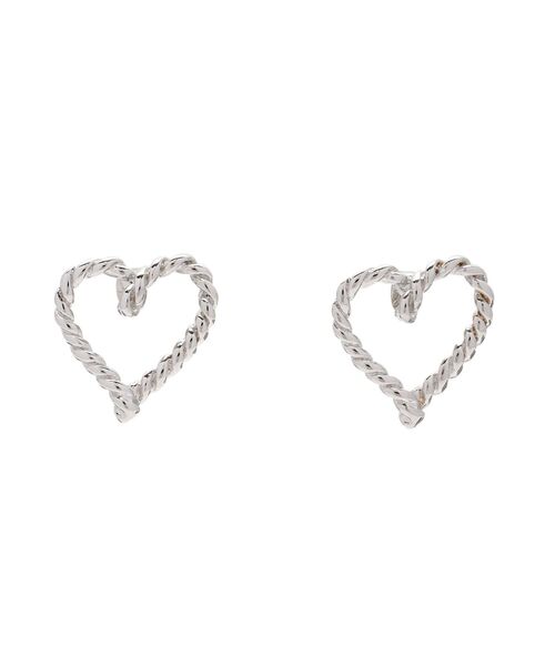 RESEXXY(リゼクシー)の「ハートツイストメタルピアス(ピアス(両耳用)・レディース・シルバー/ゴールド・FREE)」の9枚目の写真