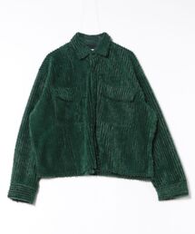 a.p.o.v.（エーピーオービー）の「a.p.o.v. クロップド丈オーバーサイズストライプファージャケット（その他アウター）」