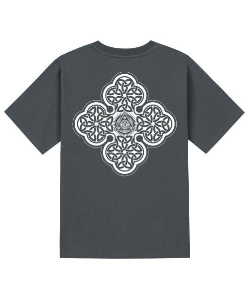 KAN6312(カン6312)の「KTG0121 ケルティックホルス 半袖Tシャツ - グレー(Tシャツ/カットソー・メンズ・その他・LARGE/MEDIUM/SMALL/X-LARGE)」の1枚目の写真