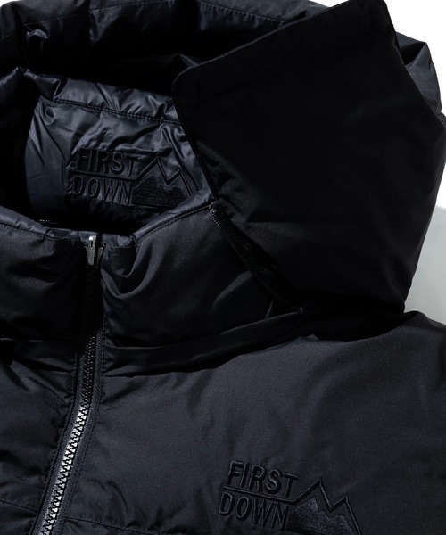 FIRST DOWN（ファーストダウン）の「FIRST DOWN/ファーストダウン　BUBBLE DOWN JKT HOOD SHORT SMU（ダウンジャケット/コート・メンズ・ブラック・MEDIUM/LARGE/X-LARGE）」の3枚目の写真