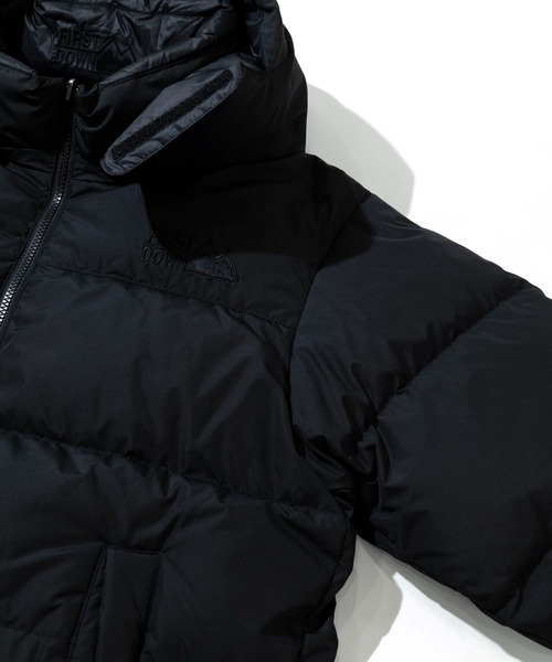 FIRST DOWN（ファーストダウン）の「FIRST DOWN/ファーストダウン　BUBBLE DOWN JKT HOOD SHORT SMU（ダウンジャケット/コート・メンズ・ブラック・MEDIUM/LARGE/X-LARGE）」の4枚目の写真
