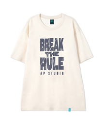 [ブレイクザルール]コットンルーズフィット半袖Tシャツ_バーティミルク