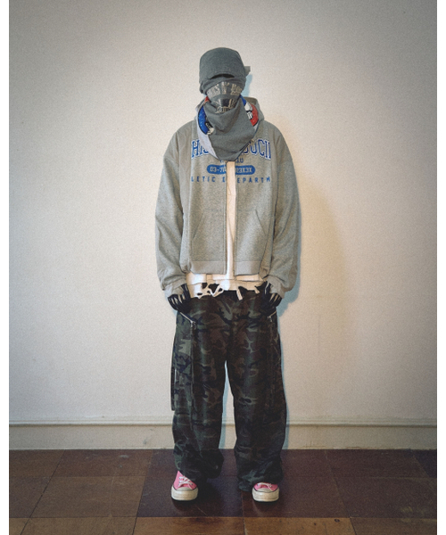 SCHISM INDUCING(スキズムインデューシング)の「CAMOUFLAGE CARGO PANTS GREEN(その他パンツ・レディース・その他・SMALL/MEDIUM/LARGE)」の14枚目の写真