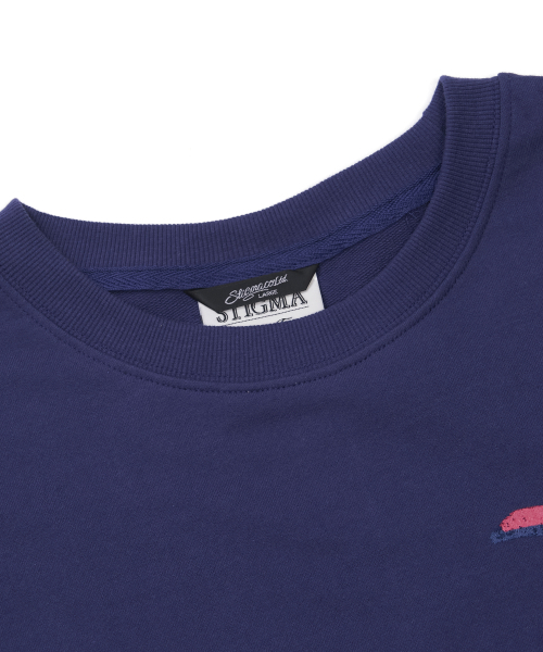 STIGMA(スティグマ)の「ピンスマイル セミオーバーサイズTシャツ パープル(Tシャツ/カットソー・メンズ・その他・MEDIUM/LARGE/X-LARGE)」の3枚目の写真