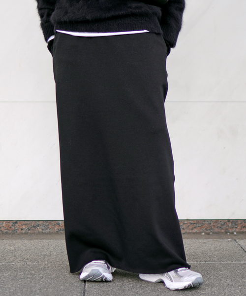 Deuxieme Classe Warm スウェット スカート ブラック36 Deuxieme Classe（ドゥーズィエムクラス） スカート *Warm スウェット