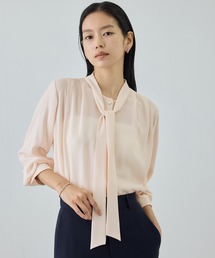 ボウタイブラウス/イージーケア・26SS