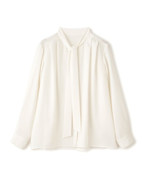 ROPE'(ロペ)の「ボウタイブラウス/イージーケア・26SS(シャツ/ブラウス・レディース・ベージュ/ホワイト・FREE)」の19枚目の写真