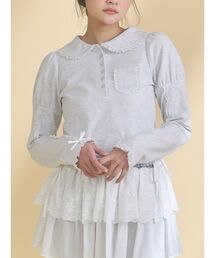 merry jenny | frilly polo tops(ポロシャツ)