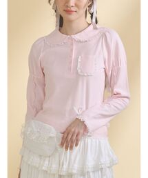 merry jenny | frilly polo tops(ポロシャツ)