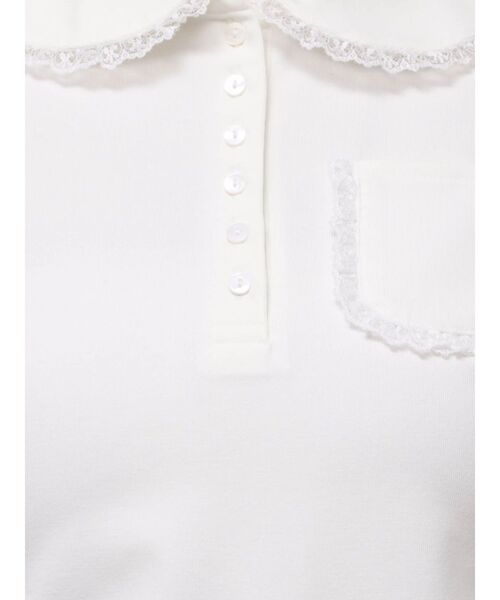 merry jenny（メリージェニー）の「frilly polo tops（ポロシャツ