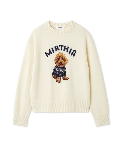 セール】トイプードルクルーネックジャガードニット（ニット/セーター