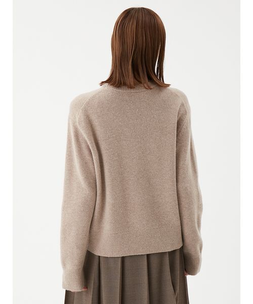 セール】トイプードルクルーネックジャガードニット（ニット/セーター