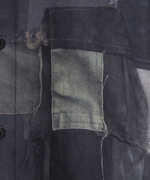 AIVER（アイバー）の「AIVER　トロンプルイユボロ転写シャツ（シャツ/ブラウス・メンズ・ブラック・LARGE/MEDIUM/SMALL）」の21枚目の写真