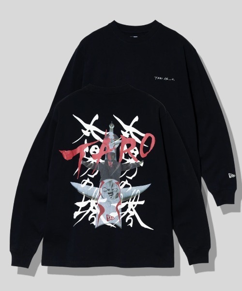 NEW ERA(ニューエラ)の「NEW ERA/ニューエラ LS OS CT TEE TARO OKAMOTO 岡本太郎 TAIYO(Tシャツ/カットソー・メンズ・ホワイト/ブラック・MEDIUM/LARGE/X-LARGE/XX-LARGE)」の2枚目の写真