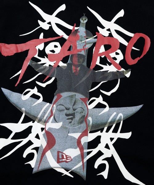 NEW ERA(ニューエラ)の「NEW ERA/ニューエラ LS OS CT TEE TARO OKAMOTO 岡本太郎 TAIYO(Tシャツ/カットソー・メンズ・ホワイト/ブラック・MEDIUM/LARGE/X-LARGE/XX-LARGE)」の10枚目の写真