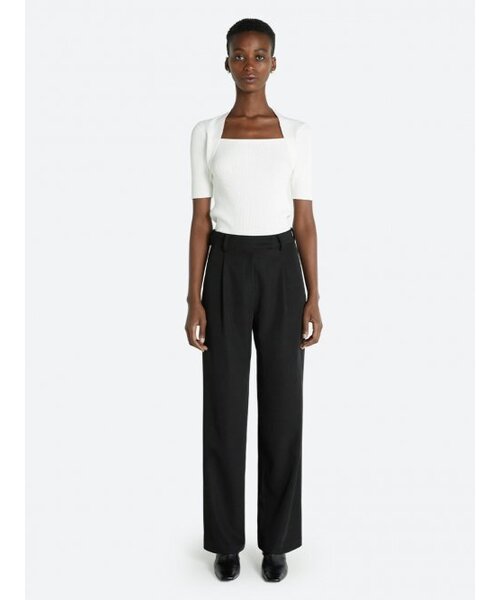 HAVELESS(ハブレス)の「FRONT POINT TROUSERS BLACK(スラックス・レディース・その他・SMALL/MEDIUM)」の1枚目の写真