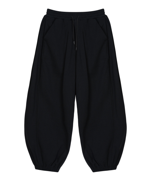 WILDROCK（ワイルドロック）の「バルーンフィットワイドパンツ_ブラック（スウェットパンツ・メンズ・その他・MEDIUM/LARGE/SMALL）」の3枚目の写真