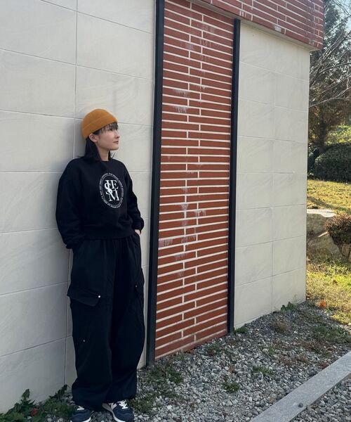 WILDROCK（ワイルドロック）の「バルーンフィットワイドパンツ_ブラック（スウェットパンツ・メンズ・その他・MEDIUM/LARGE/SMALL）」の9枚目の写真