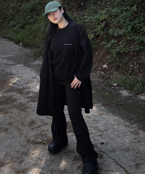 BBAEBBAE(ペッペ)の「シークレットバンディングスパンブーツカットブラックスラックス(スラックス・レディース・ブラック・SMALL/MEDIUM/LARGE/X-LARGE)」の14枚目の写真