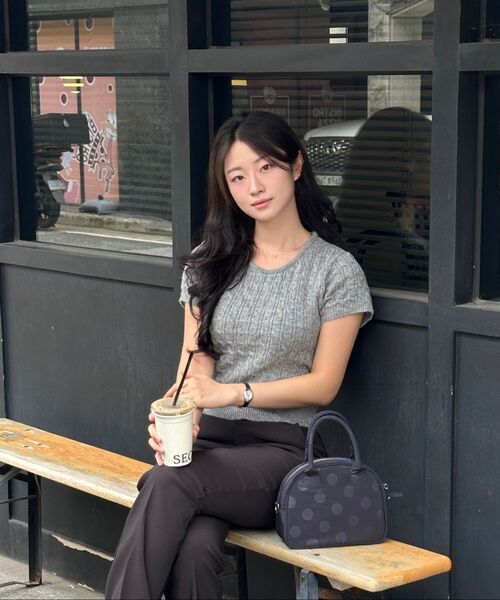 BBAEBBAE(ペッペ)の「シークレットバンディングスパンブーツカットブラックスラックス(スラックス・レディース・ブラック・SMALL/MEDIUM/LARGE/X-LARGE)」の5枚目の写真